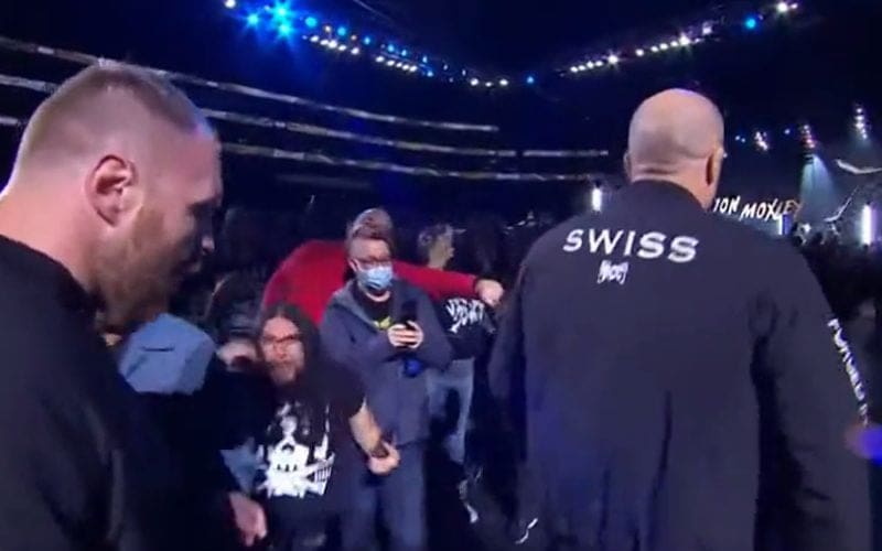 Jon Moxley Helped Fan Who Fell on Him During AEW WrestleDream Entrance