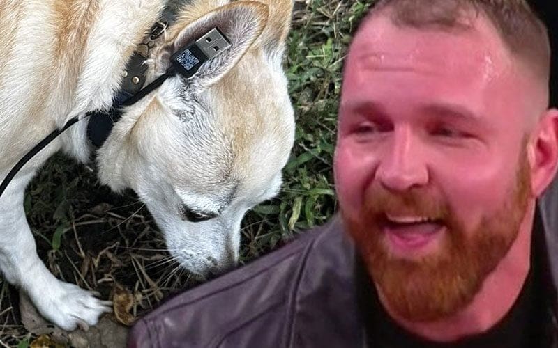 Jon Moxley Takes His Pooch for a Stroll with USB Cord