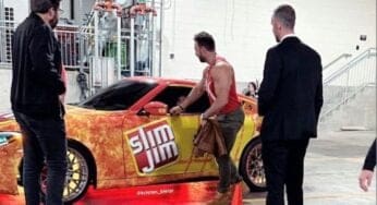 LA Knight Gives Fan a Backstage Driving Lesson at WWE Fastlane