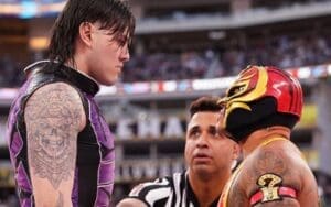 Rey Mysterio Pitches Mask vs. Hair Clash with Dominik Rey Mysterio Pitches Mask vs. Hair Clash with Dominik