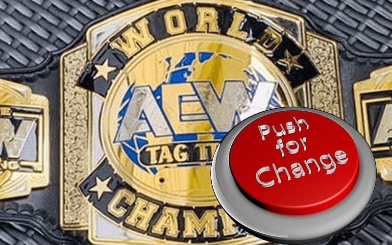 Who Pushed for Controversial AEW Tag Team Title Change