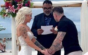 Angelina Love Gets Married In Beautiful Beach Wedding Angelina Love Gets Married In Beautiful Beach Wedding