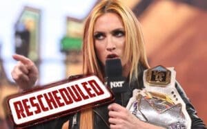 WWE Re-Schedules Becky Lynch’s NXT Women’s Title Match For RAW Next Week WWE Re-Schedules Becky Lynch's NXT Women's Title Match For RAW Next Week