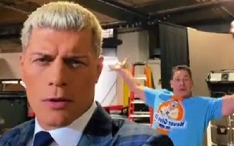 Cody Rhodes Gets a Surprise as John Cena Videobombs Him in Funny Clip