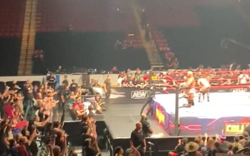 AEW Collision’s Embarrassing Turnout Revealed In Shocking Fan Video