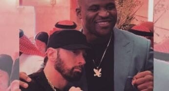Eminem Spotted at Francis Ngannou vs Tyson Fury Fight In Saudi Arabia