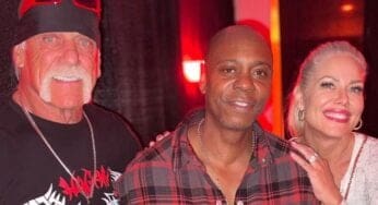 WWE Legend Hulk Hogan Links Up With Dave Chappelle Backstage at Comedy Event