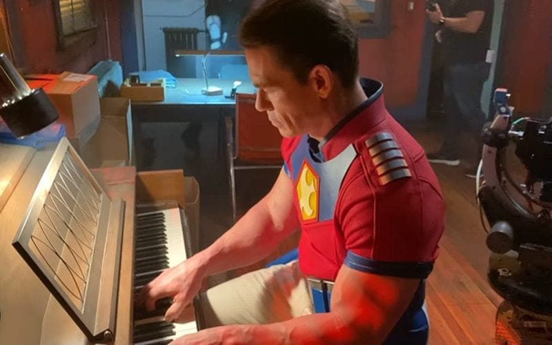 John Cena Plays ‘Bohemian Rhapsody’ On Piano In Behind-The-Scenes Peacemaker Footage