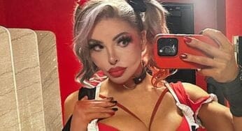 Natalia Markova Rocks Harley Quinn Costume For Spicy Halloween Photo Drop