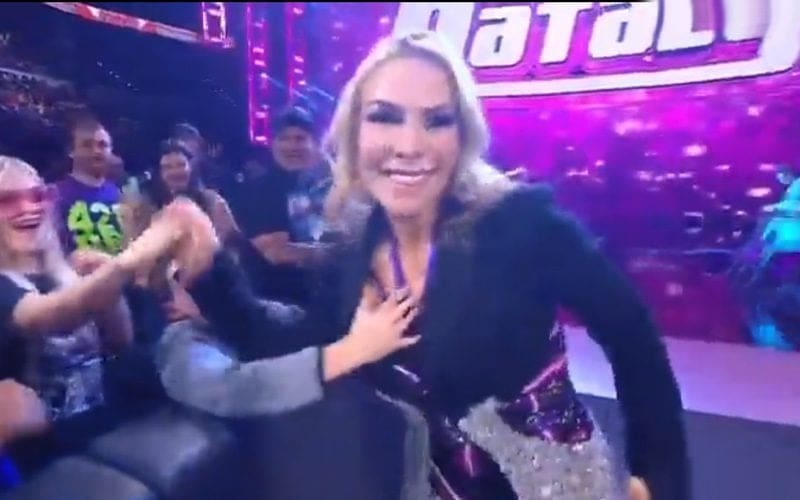 Young WWE Fan Garners Attention for Grabbing Natalya During 10/16 WWE RAW