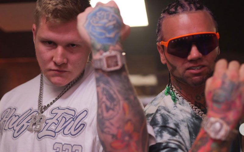 Parker Boudreaux Links Up With Rapper Riff Raff During AEW Hiatus