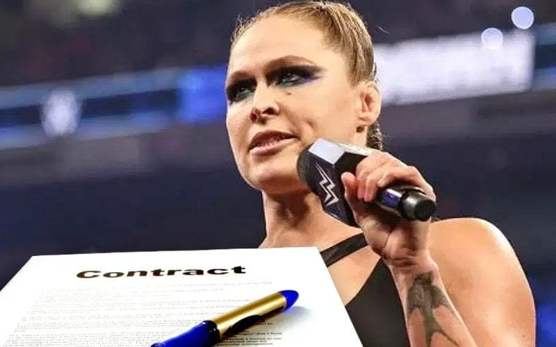 Internal Word On Ronda Rousey’s WWE Contract Status