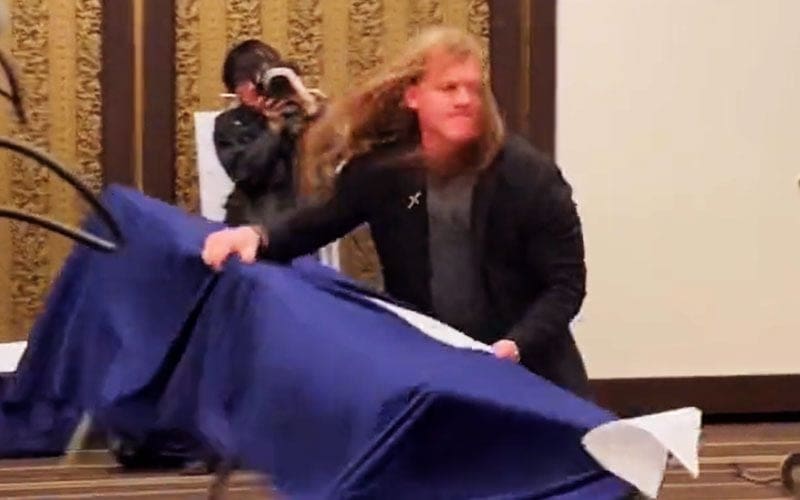 Chris Jericho Causes Major Chaos at DDT Press Conference