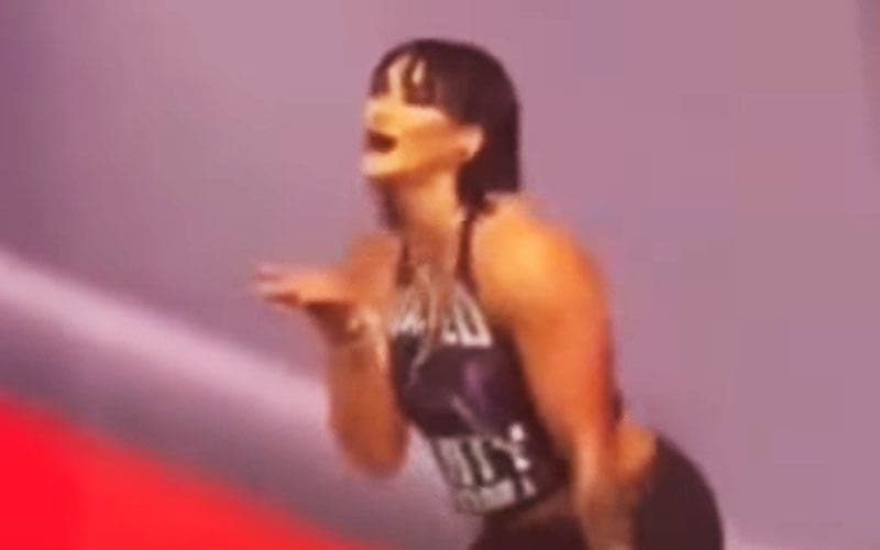 Rhea Ripley Blows Kiss to Jey Uso in Off Air Footage from 11/13 WWE RAW