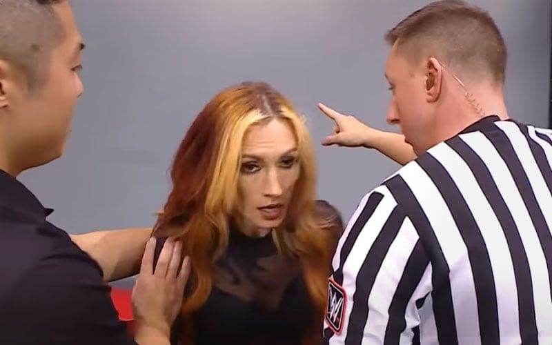 Unseen Footage of Becky Lynch Being Escorted Away After Possible Injury During 11/6 WWE RAW
