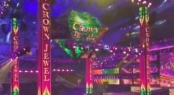 First Look at WWE Crown Jewel’s Stage Setup