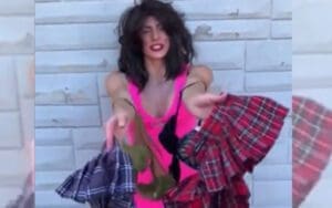 Ex-WWE Star Jackie Gayda Doesn't Look Like Herself In Bizarre Video Selling Ring-Worn Skirts