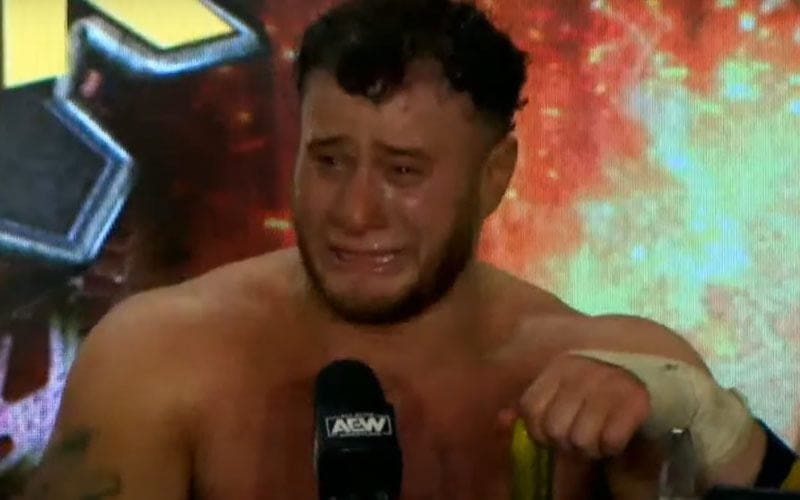 MJF Unleashes In Sobbing Promo After AEW Full Gear