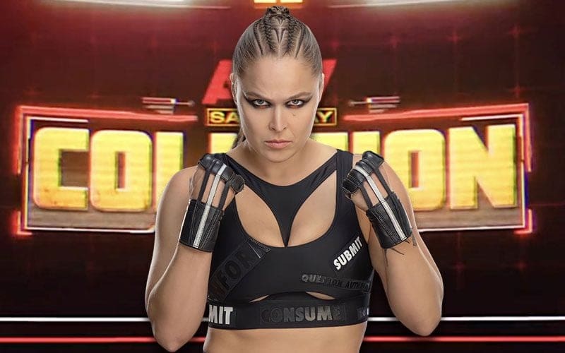 Ronda Rousey Spotted Backstage At 11/17 AEW Collision