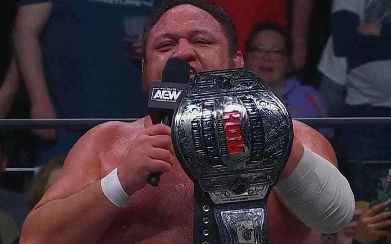 Samoa Joe Vacates ROH Television Title During 11/8 AEW Dynamite