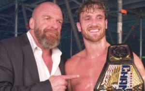 Triple H Told Logan Paul Not To Get Freaky While Wearing His WWE United States Title Belt Triple H Told Logan Paul Not To Get Freaky While Wearing His WWE United States Title Belt