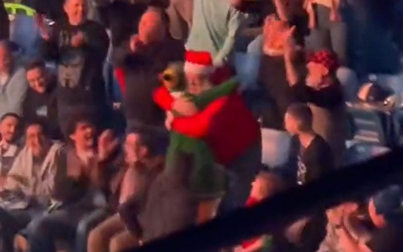 AEW Rampage Taping Captures the Spirit of Christmas as Santa and Elf Fans Embrace