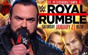 Drew McIntyre Takes Issue with WWE Royal Rumble Poster Omission Drew McIntyre Takes Issue with WWE Royal Rumble Poster Omission