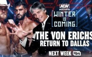 The Von Erichs and More Set for ‘Winter Is Coming’ AEW Dynamite 12/13 Episode The Von Erichs and More Set for 'Winter Is Coming' AEW Dynamite 12/13 Episode