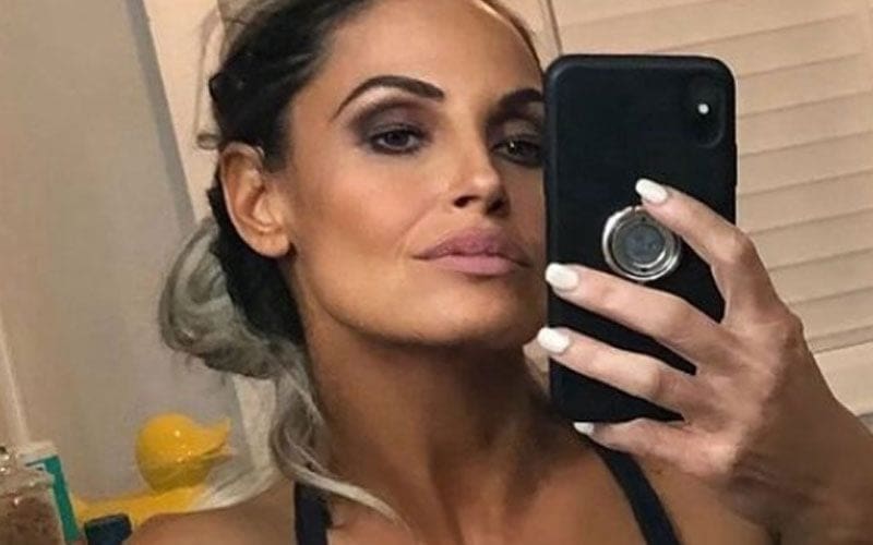 Trish Stratus Dazzles in ‘Tanned and Toned’ Black Underwear Snap Before ‘Canada’s Got Talent’