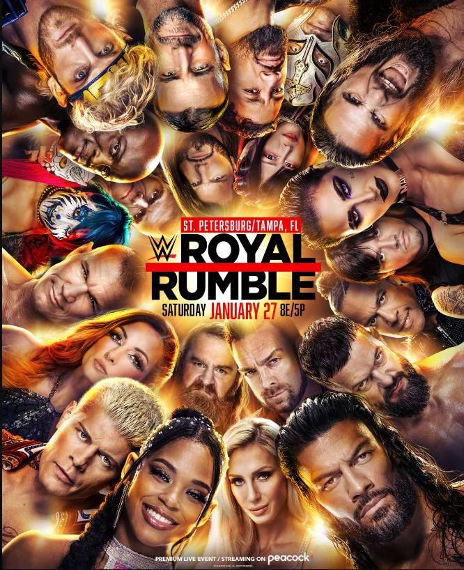 Starý plakát WWE Royal Rumble 2024