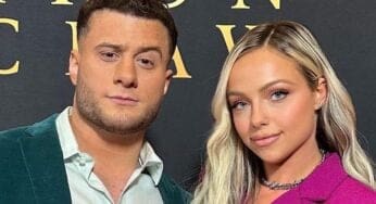 Liv Morgan Links Up With MJF at ‘The Iron Claw’ Red Carpet Event