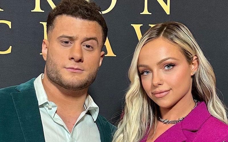 Liv Morgan Links Up With MJF at ‘The Iron Claw’ Red Carpet Event