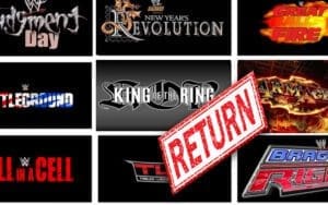 WWE Bringing Back Defunct Pay-Per-View Branding For Upcoming Event WWE Bringing Back Defunct Pay-Per-View Branding For Upcoming Event