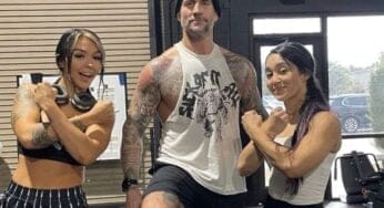 CM Punk Poses With Cora Jade & Roxanne Perez For Priceless Photo Drop