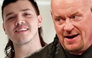 The Undertaker Blessed Dominik Mysterio's Mullet with Seal of Approval