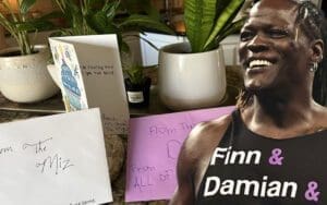 R-Truth Shows Off Special Birthday Cards From The Judgment Day R-Truth Shows Off Special Birthday Cards From The Judgment Day
