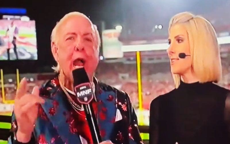 Ric Flair Makes Special Appearance on ESPN to Amp Up NFL’s Wild Card Playoff Game
