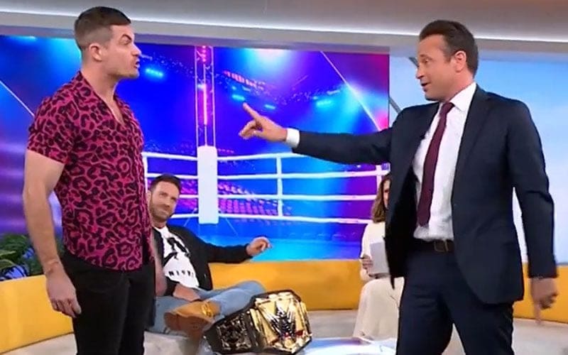 Grayson Waller Gets Angry at Australian Talk Show Hosts for Disrespecting The Pro Wrestling Business
