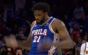 Joel Embiid Keeps DX Crotch Chop Alive Despite NBA's Past Fine