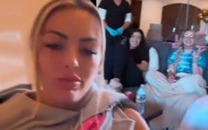 Liv Morgan, Mandy Rose, & Sonya Deville Get IV Drips Delivered to Their Hotel Party Liv Morgan, Mandy Rose, & Sonya Deville Get IV Drips Delivered to Their Hotel Party