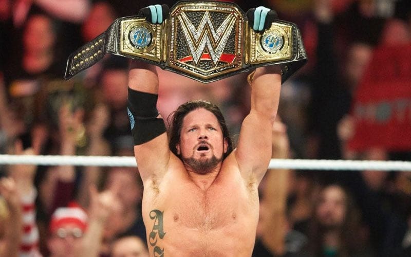 AJ Styles Expresses Desire For One More WWE Title Run Before Retirement
