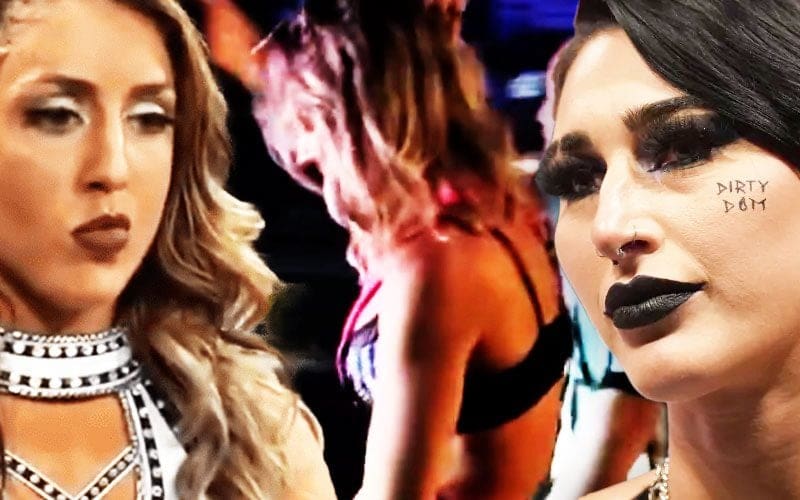 Britt Baker Throws Support Behind Rhea Ripley in Defense of Maxxine Dupri Post Live Event Controversy