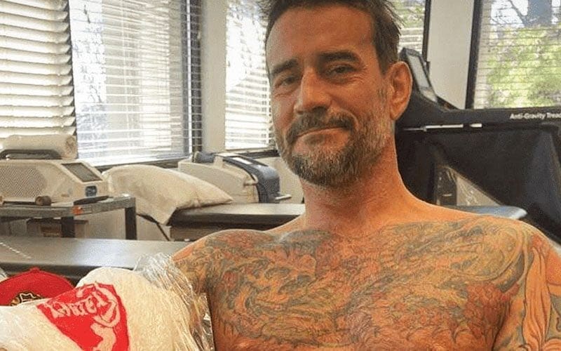 CM Punk Showcases Two Week Journey Following Triceps Surgery