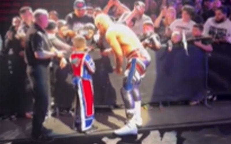 Cody Rhodes Shares Special Moment With Young Fan at WWE Live Event