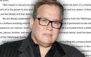 Multiple TNA Talents Unite in Joint Letter to Anthem Over Scott D’Amore Termination Multiple TNA Talents Unite in Joint Letter to Anthem Over Scott D'Amore Termination