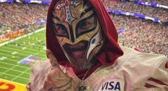Rey Mysterio Attends Super Bowl LVIII in Las Vegas