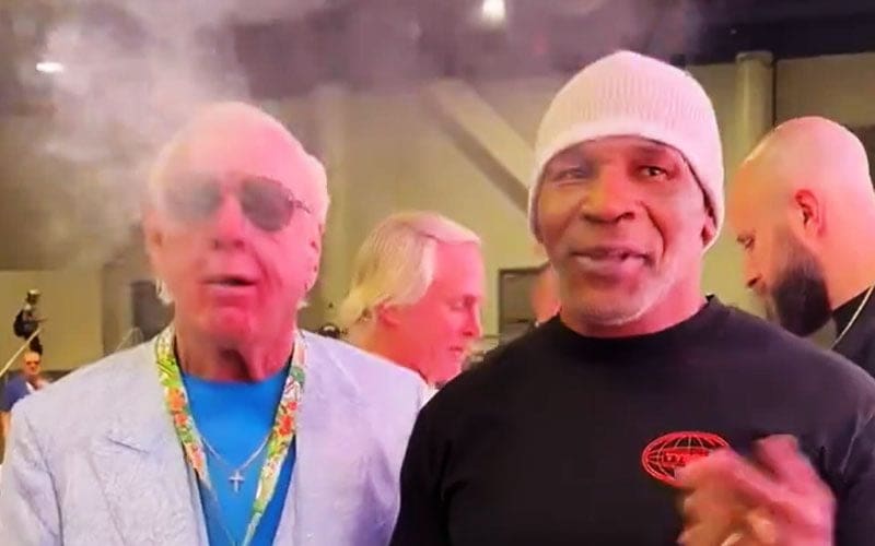 Ric Flair and Mike Tyson Link Up at Cannabis Event in Las Vegas