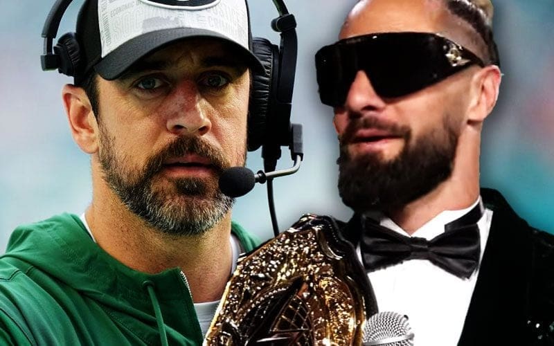 Seth Rollins Says He’d Love To Put A Boot In The Back of Aaron Rodgers’ Head