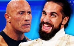 Seth Rollins Reacts to WWE Fans Booing The Rock During WWE Smackdown Seth Rollins Reacts to WWE Fans Booing The Rock During WWE Smackdown