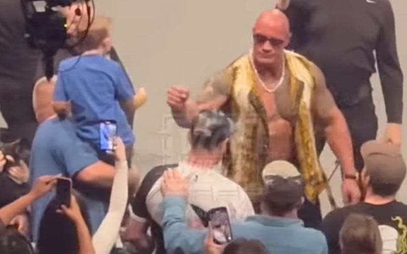 The Rock Has Out-of-Character Interaction With Fans After 2/16 WWE SmackDown